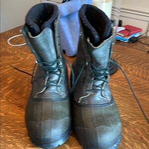 LaCrosse Men's Waterproof Dark Green Brown Work Boots
